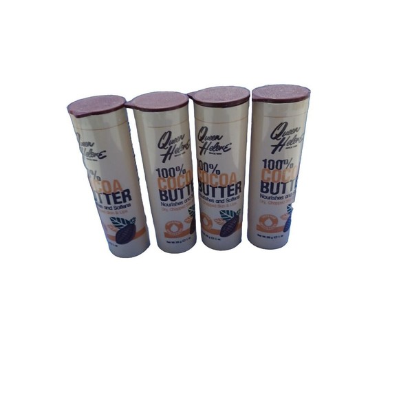 4 Queen Helene 100% Cocoa Butter Stick Dry Skin 1oz Chapped Lips Stretch mark - Picture 2 of 7